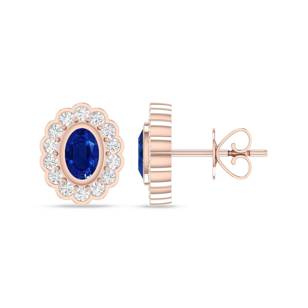 Rose Gold - Sapphire